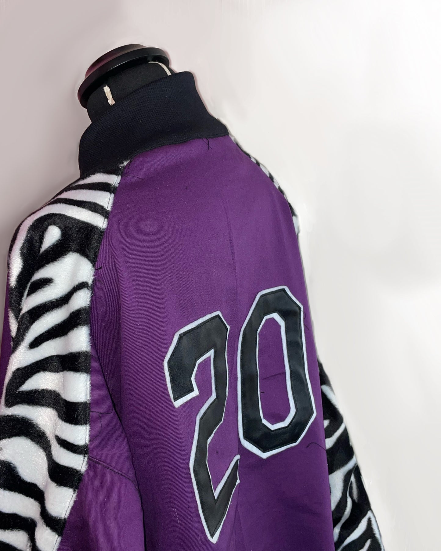 Purple Zebra Baseballjacke
